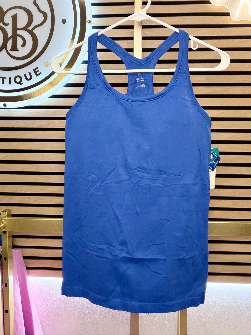 Women's Royal Blue Racerback Tank Top - Performance Fit